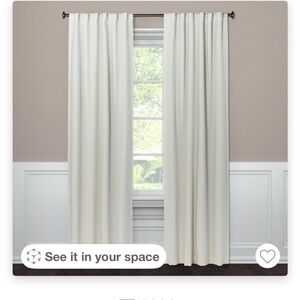Threshold Blackout Curtain Panels x 4